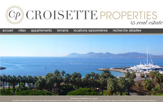 croisette-properties.com website preview