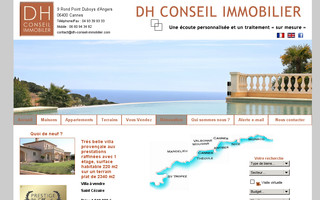 dh-conseil-immobilier.com website preview