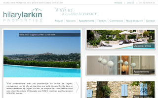 hilarylarkin.com website preview