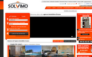 immobilier-grasse.solvimo.com website preview