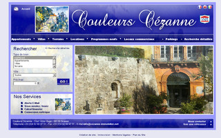 cezanne-immobilier.net website preview