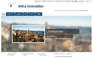 allfra-immobilier-grasse.fr website preview