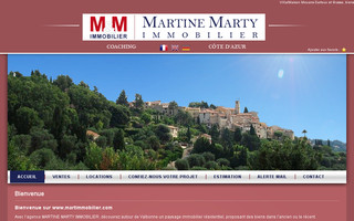 martimmobilier.com website preview