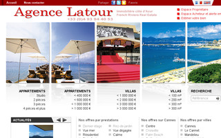 agence-latour.com website preview