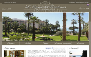 agencedesresidences.com website preview