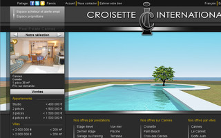 croisette-international.com website preview