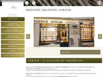 atrium-cannes.com website preview