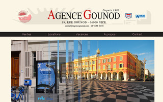 agencegounod.com website preview