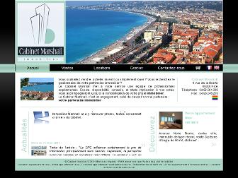 cabinet-marshall.com website preview