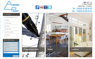 agencepassy.com website preview