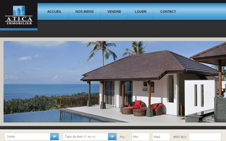 atica-immobilier.fr website preview