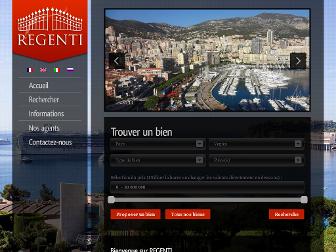 regenti.com website preview