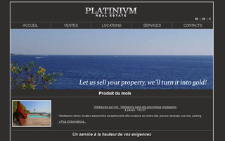 platinium-realestate.com website preview