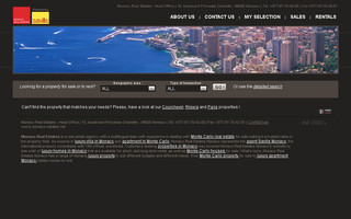 monaco-estates.net website preview