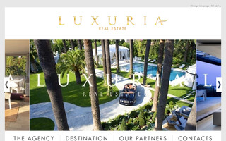 luxuria-realestate.com website preview
