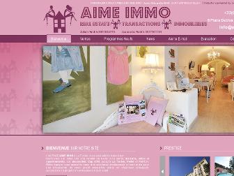 aimeimmo.com website preview