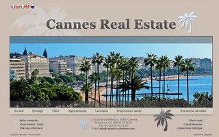 cannes-realestate.com website preview