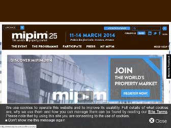 mipim.com website preview
