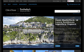 cotedazur-sothebysrealty.com website preview