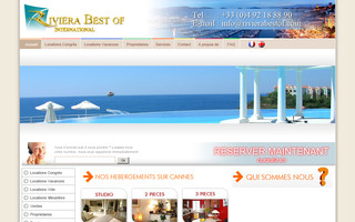 residence.rivierabestof.com website preview