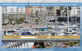 splendid-hotel-cannes.com website preview