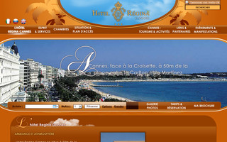 hotel-regina-cannes.com website preview