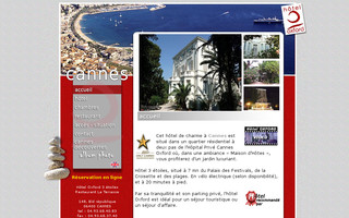 oxfordhotel.fr website preview