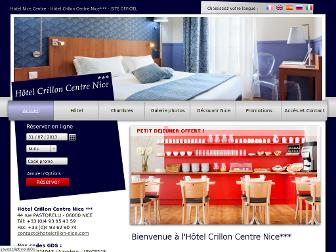 crillon-hotel-nice.com website preview