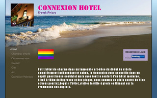 connexionhotelnice.com website preview