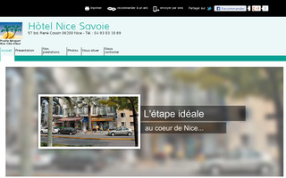 hotelnicesavoie.fr website preview