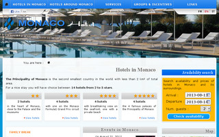 monaco-hotel.com website preview