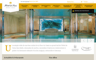 fr.hoteldeparismontecarlo.com website preview