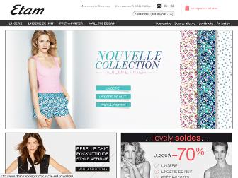 etam.com website preview