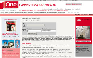 immobilierardeche.com website preview