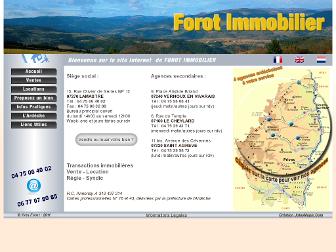 forot-immobilier.com website preview