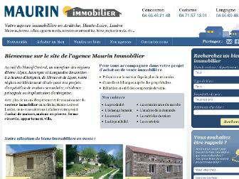 maurin-immobilier.com website preview