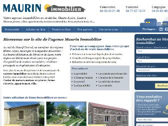 maurin-immobilier.com website preview