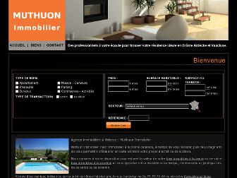 muthuon-immobilier.com website preview