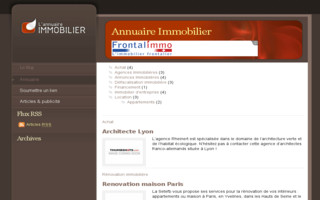 immobilier-annuaire.org website preview