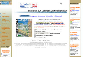 annuaire-immobilier.com website preview