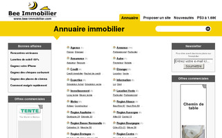 bee-immobilier.com website preview