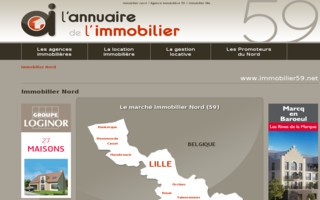 immobilier59.net website preview