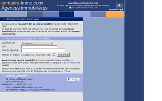 annuaire-immo.com website preview