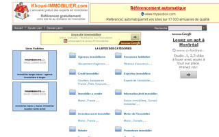 khouri-immobilier.com website preview