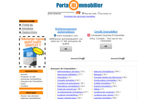 portailimmobilier.free.fr website preview