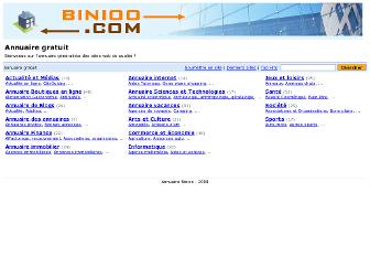 annuaire.binioo.fr website preview