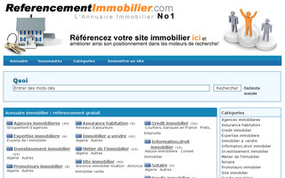 referencementimmobilier.com website preview