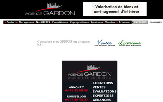agencegardon.fr website preview