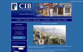 cib-immobilier.com website preview