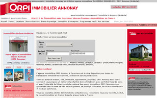 immobilier-annonay.com website preview